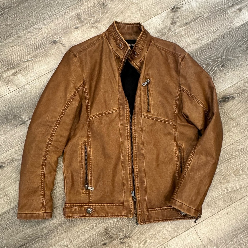 Faux Leather Jacket